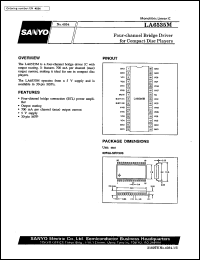 datasheet for LA6535M by SANYO Electric Co., Ltd.