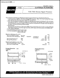 datasheet for LA7316A-N by SANYO Electric Co., Ltd.