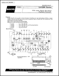 datasheet for LA7295 by SANYO Electric Co., Ltd.