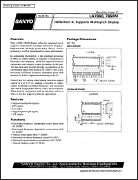 datasheet for LA7860 by SANYO Electric Co., Ltd.