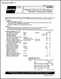 datasheet for LA7916 by SANYO Electric Co., Ltd.