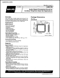 datasheet for LA8517M by SANYO Electric Co., Ltd.