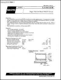 datasheet for LA8610M by SANYO Electric Co., Ltd.