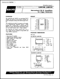 datasheet for LA8615V by SANYO Electric Co., Ltd.