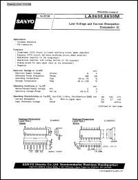 datasheet for LA8630 by SANYO Electric Co., Ltd.