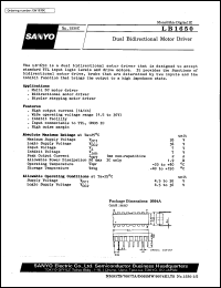 datasheet for LB1650 by SANYO Electric Co., Ltd.