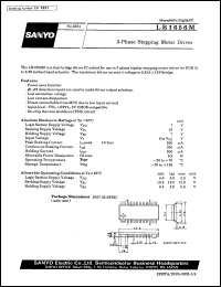 datasheet for LB1656M by SANYO Electric Co., Ltd.