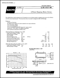 datasheet for LB1657M by SANYO Electric Co., Ltd.