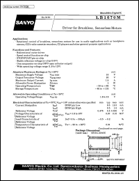 datasheet for LB1670M by SANYO Electric Co., Ltd.