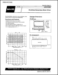 datasheet for LB1672NM by SANYO Electric Co., Ltd.