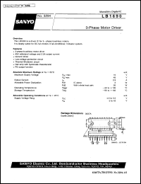 datasheet for LB1690 by SANYO Electric Co., Ltd.