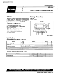 datasheet for LB1692 by SANYO Electric Co., Ltd.