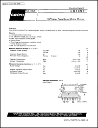 datasheet for LB1693 by SANYO Electric Co., Ltd.