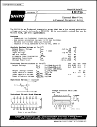 datasheet for LB1720 by SANYO Electric Co., Ltd.