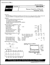 datasheet for LB1721M by SANYO Electric Co., Ltd.