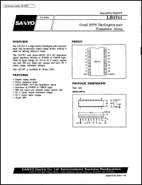 datasheet for LB1741 by SANYO Electric Co., Ltd.