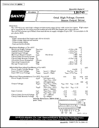 datasheet for LB1745 by SANYO Electric Co., Ltd.