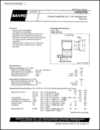 datasheet for LA4537M by SANYO Electric Co., Ltd.