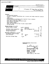 datasheet for LA4557 by SANYO Electric Co., Ltd.