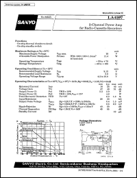 datasheet for LA4597 by SANYO Electric Co., Ltd.