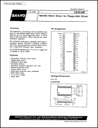 datasheet for LB1813M by SANYO Electric Co., Ltd.