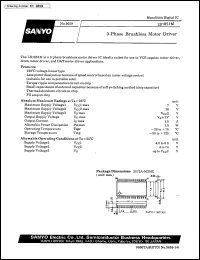 datasheet for LB1851M by SANYO Electric Co., Ltd.