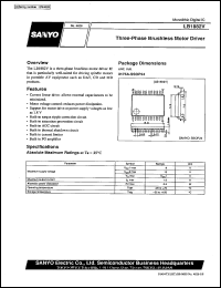 datasheet for LB1882V by SANYO Electric Co., Ltd.