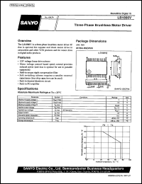 datasheet for LB1886V by SANYO Electric Co., Ltd.