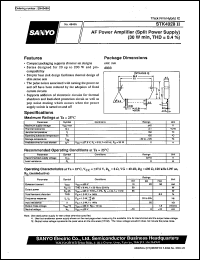 datasheet for STK4028II by SANYO Electric Co., Ltd.