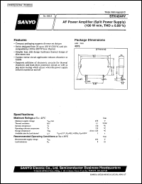 datasheet for STK4044V by SANYO Electric Co., Ltd.