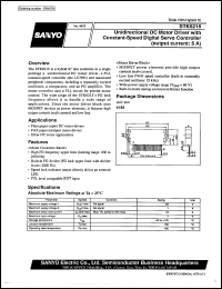 datasheet for STK6215 by SANYO Electric Co., Ltd.