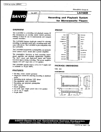 datasheet for LA4166M by SANYO Electric Co., Ltd.