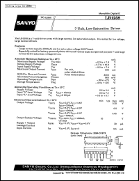 datasheet for LB1258 by SANYO Electric Co., Ltd.