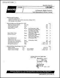 datasheet for LB1267 by SANYO Electric Co., Ltd.