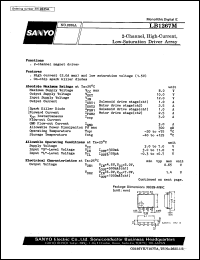 datasheet for LB1267M by SANYO Electric Co., Ltd.