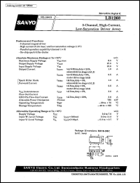 datasheet for LB1268 by SANYO Electric Co., Ltd.