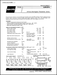 datasheet for LB1274 by SANYO Electric Co., Ltd.