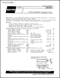 datasheet for LB1275 by SANYO Electric Co., Ltd.