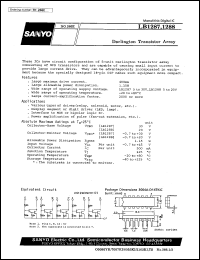 datasheet for LB1288 by SANYO Electric Co., Ltd.