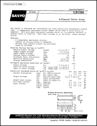 datasheet for LB1292 by SANYO Electric Co., Ltd.