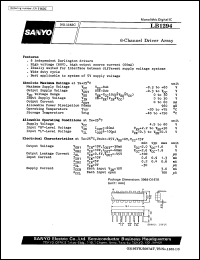 datasheet for LB1294 by SANYO Electric Co., Ltd.