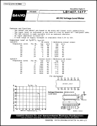 datasheet for LB1407 by SANYO Electric Co., Ltd.