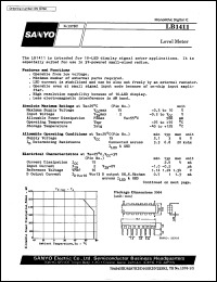 datasheet for LB1411 by SANYO Electric Co., Ltd.