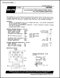 datasheet for LB1630 by SANYO Electric Co., Ltd.