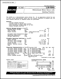 datasheet for LB1642 by SANYO Electric Co., Ltd.