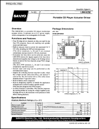 datasheet for LB8107M by SANYO Electric Co., Ltd.