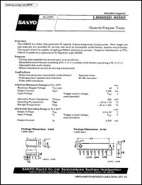 datasheet for LB8555D by SANYO Electric Co., Ltd.