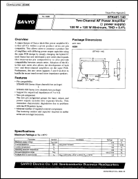datasheet for STK401-140 by SANYO Electric Co., Ltd.