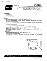 datasheet for STK6772 by SANYO Electric Co., Ltd.