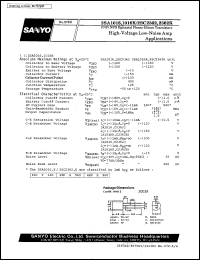 datasheet for 2SA1016 by SANYO Electric Co., Ltd.